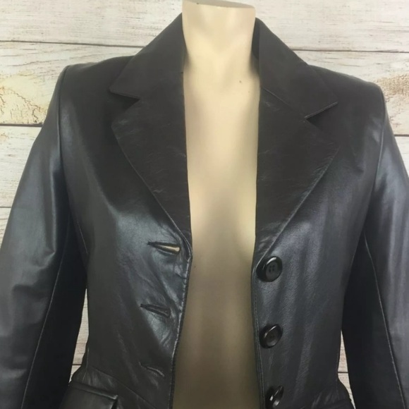 Mackage leather trench - Picture 2 of 10